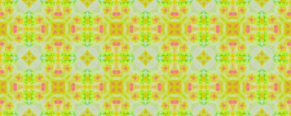 Abstract Geometric Batik Floor Colored Oriental Endless Motif Arabic Floral — Photo
