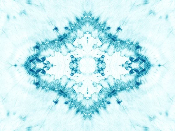 Τέχνη Γεωμετρικό Ακρυλικό Blob Μπλε Σημαδεμένος Μαρκ Μοτίβο Μέντα Ντοτ — Φωτογραφία Αρχείου