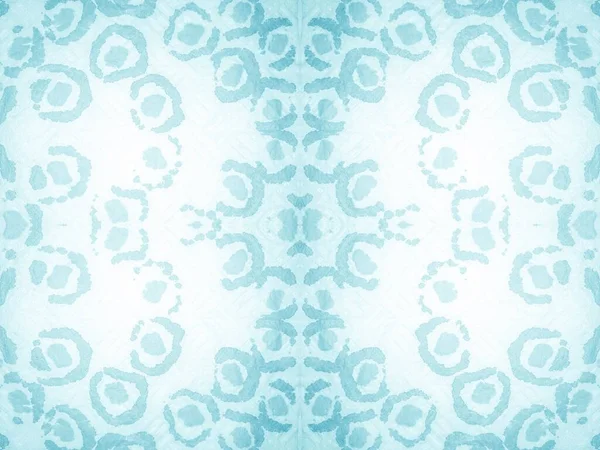 Powtarzam Aqua Tie Dye Niebieski Znak Abstrakcyjny Tekstura Teal Art — Zdjęcie stockowe