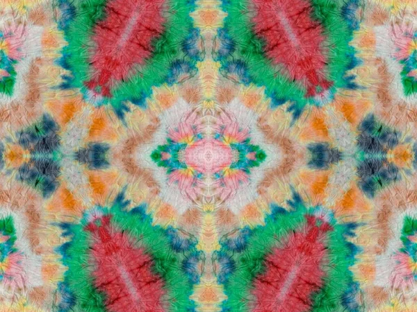 Геометрический Пастельный Узор Тидже Мокрый Многоцветный Tye Dye Drip Мойте — стоковое фото
