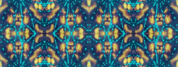 シームレスなマークを洗う インク幾何学的なタイダイスポット 地理カラフルな抽象ブラシ 地理色の形 ネオン エスニック リピート エスニック ウォッシュ アブストラクト — ストック写真