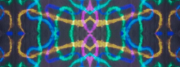 Tiedye Bohemian Floral Splotch Impresión Abstracta Arco Iris Tinta Textura —  Fotos de Stock