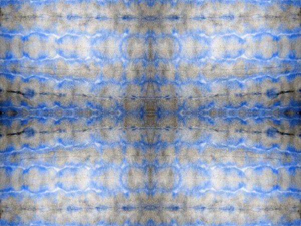 Lave Marca Abstrata Mancha Cor Tinta Efeito Corante Gravata Azul — Fotografia de Stock