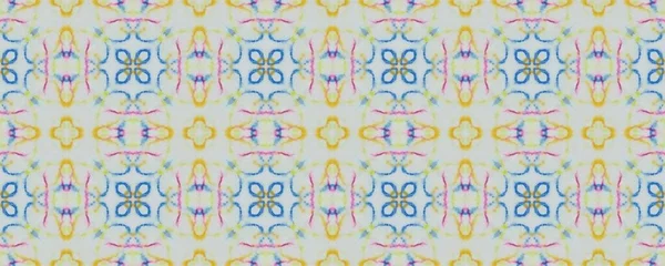 Pakistan Geometric Batik Print Piso Patrón Geométrico Turco Tribal Quatrefoil — Foto de Stock