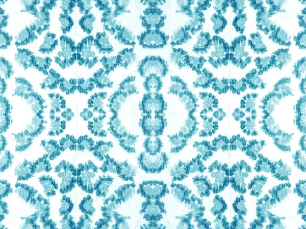 Tiedye Geometric White Pattern Blue Tie Dye Grunge Geo Geometric — Stock Photo, Image