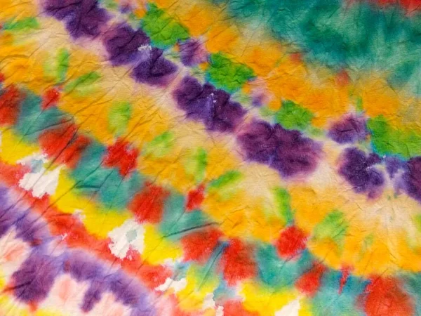 Krawat Linia Barwnika Gradient Akwarela Tekstura Zanurzeniowa Shibori Multi Color — Zdjęcie stockowe