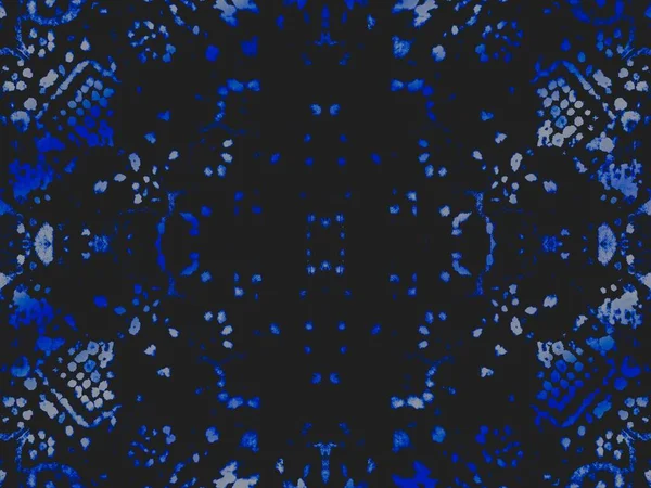 Black Frost Design Blue Geometric Repeat Effet Art Sale Neigeux — Photo