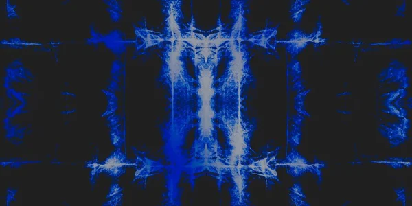 Schwarz Gefärbte Stoffkunst Dunkle Geometrische Wiederholung Denim Smoke Dirty Art — Stockfoto