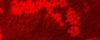 Red Neon Tie Dye Banner. Red Dark Vibrant Splash. Empty Abstract Silk. Lsd Gradient Shine. Plain Decorative Artwork. Colour Halloween Design. Red Bloodstain Illustration Floral Psychedelic Sunlight.