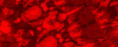 Red Dark Tie Dye Banner. Red Neon Tie Dye Marker. Plain Watercolor Element. Red Bloodstain Illustration Floral Water Color Violence. Colour Halloween Design. Fiery Flourish Glow. Hot Abstract Paint.