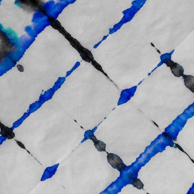Boyalı Gri Doğu Suluboya. Çoklu Renk Aydınlatma Efekti. Mavi çizgili suluboya desen. Shibori Dip Doku. Boyalı Işık Şeridi. Blue Light Ikat dokusu. Kravat Boyası Tasarımı Deseni