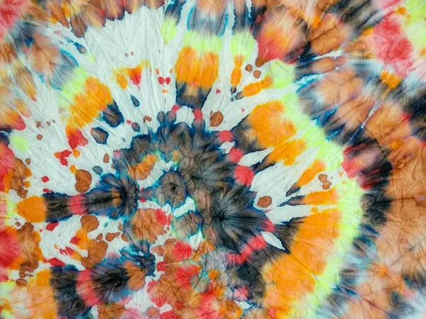 Espiral Tie Dye Swirl Patrón Multicolor Tiedye Impresión Circular Espiral —  Fotos de Stock