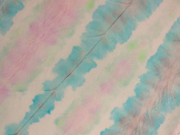 Ισοπαλία Γραμμή Dye Oriental Υδατογραφία Πολλαπλό Χρώμα Stripe Ombre Αποτέλεσμα — Φωτογραφία Αρχείου