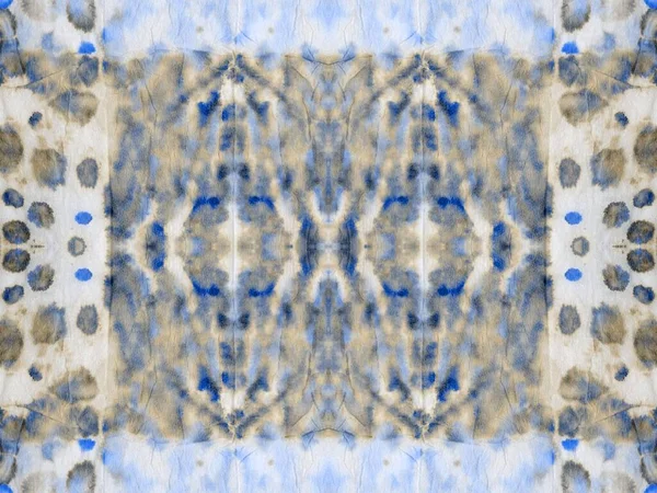 Abstrakter Grauer Fleck Blue Tie Dye Effekt Kunst Farbenfroher Nahtloser — Stockfoto