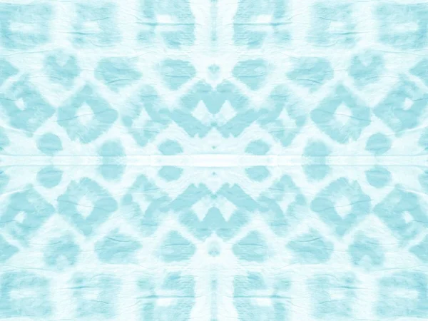 Τηλ Αφηρημένος Μαρκ Aqua Tie Dye Επανάληψη Διακριτό Γεωμετρικό Σχέδιο — Φωτογραφία Αρχείου