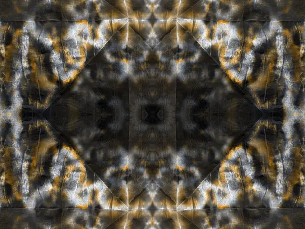 Spot Abstract Spot Arte Acquerello Shibori Oro Spazzola Senza Cuciture — Foto Stock