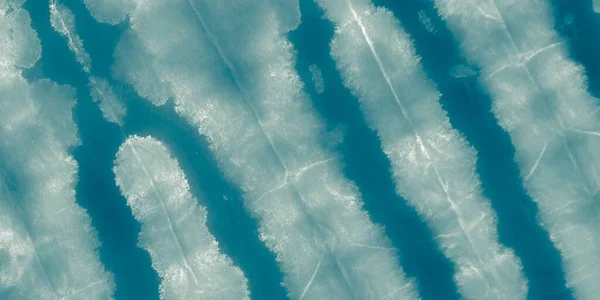 Pintura Azul Del Mar Patrón Oceánico Patrón Del Mar Blanco — Foto de Stock