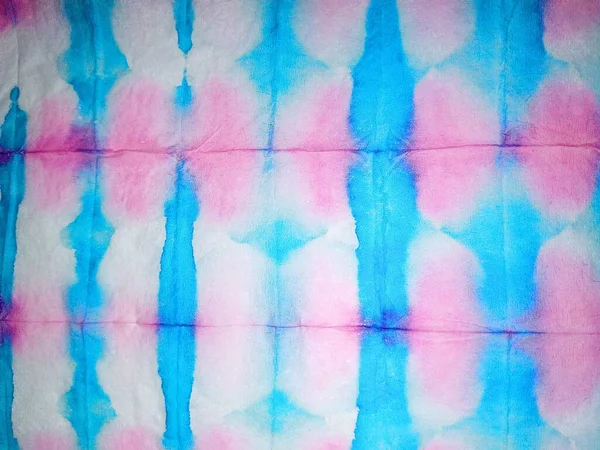 Tie Dye Line Gradient Aquarell Multi Color Stripe Leinen Grunge — Stockfoto