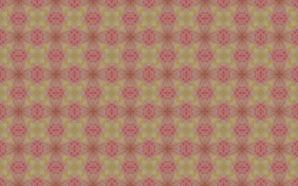 Abstract Geometric Flower Print Indian Seamless Flower Floral Pattern Boho — Stockfoto