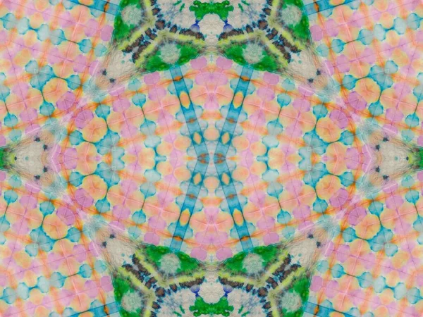 Modern Aquarelle Fluid Pattern Geo Abstract Abstract Splat Tie Dye — Zdjęcie stockowe