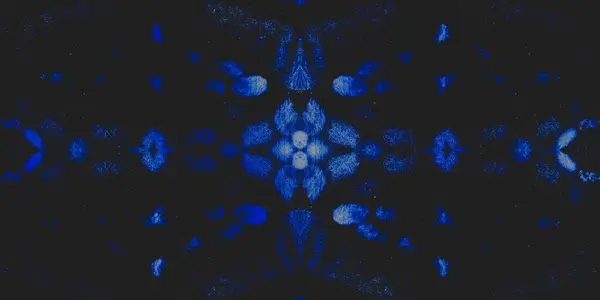 デニムフロストパターン 星のエンドレスモチーフ ホワイトフロストダーティアートバナー アイスアクエラレテクスチャ スペース アート 冬用水墨画 ダークインクシルク 夜霜形 — ストック写真