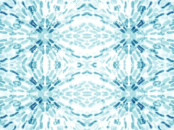 Textura Tinta Azul Aqua Seamless Spot Bright Geometric Cloth Splotch — Fotografia de Stock