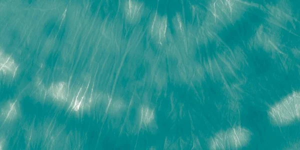 ブルーダーティアート サイアン 水のパターン 青い水の色 ティール ブライト ブラシ 明るい波 白海のテクスチャ 白洗浄の背景 — ストック写真