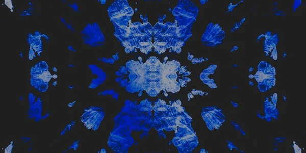 Denim Artistic Tie Dye 海军无尽的雪佛龙黑暗空间染色肮脏的艺术 星形水族纹理 白雪公主的头发蓝宝石风格的材料 白雪刷油漆 白色杂乱图案 — 图库照片