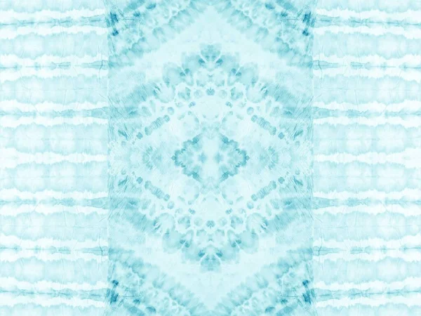 Tekstura Mięty Efekt Barwnika Teal Tie Plaster Wodę Geo Abstrakcyjny — Zdjęcie stockowe