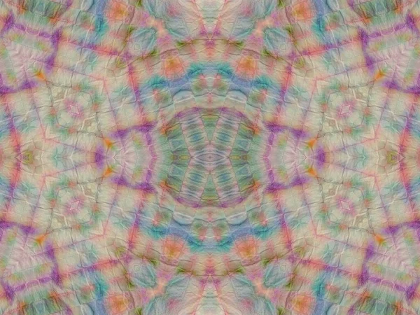 Geo Rainbow Seamless Spill Inglés Tie Dye Hand Diseño Abstracto — Foto de Stock