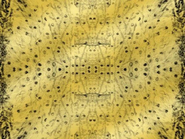 Abstract Seamless Spot Geo Watercolour Shibori Gold Ink Tie Dye — Stock Photo, Image