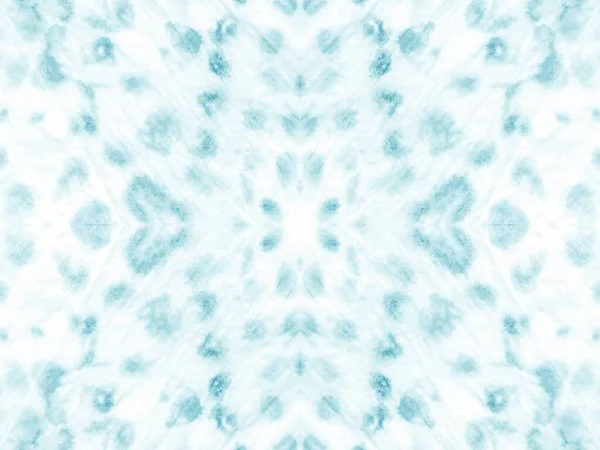 Blue Tie Dye Effect Aqua Art Pattern Sottile Concetto Geometrico — Foto Stock