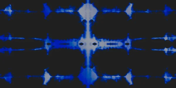 デニム エスニック ダーク幾何学的タイル 夜の宇宙効果グラウンジ 星印刷物 荒唐無稽な死に方 インディゴは自然を磨く 雪のブラシ素材 ホワイトブルー バナー — ストック写真