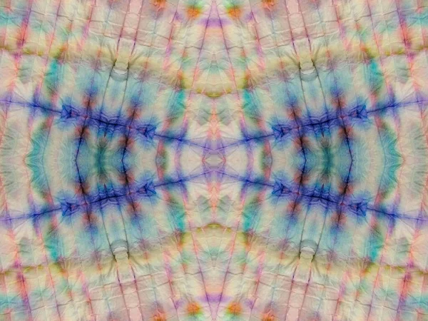 Wash Abstract Spot Marque Acrylique Multicolore Encre Geo Rainbow Forme — Photo