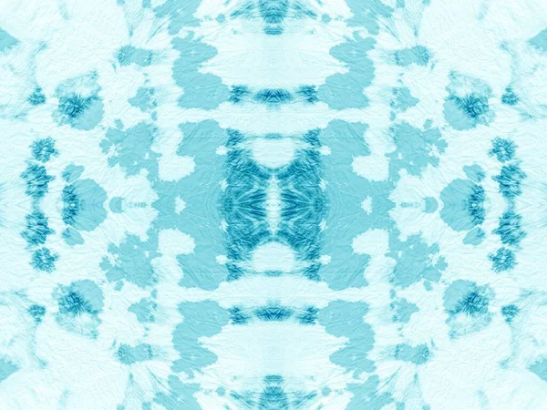Mint Tie Dye Canvas Dot Water Pinsel Vorhanden Helle Geometrische — Stockfoto