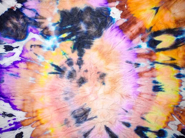 Vír Spirálové Barvy Multibarevný Vzor Tiedye Kruhové Srdce Vír Spirálové — Stock fotografie
