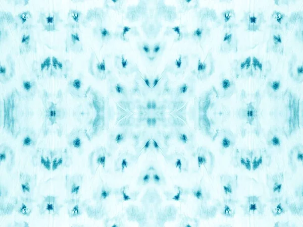 Tie Dye Spot Design Senza Cuciture Blue Seamless Spot Aqua — Foto Stock