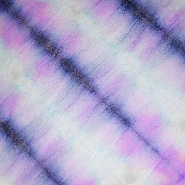 Tie Dye Blue Abstract Watercolour Green Color Stripe Purple Effect — Stock Photo, Image