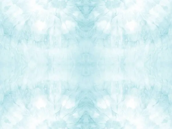 Wet Creative Abstract Print Mint Tie Dye Canvas Blaue Kunsttextur — Stockfoto