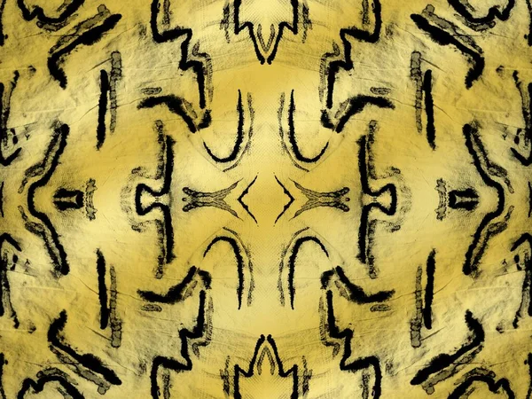 Абстрактне Золото Моряків Dark Watercolor Metal Animal Текстура Тваринного Листка — стокове фото