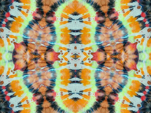 Мыть Бесшовные Пятна Художественная Акварель Rainbow Blot Абстрактный Дизайн Tie — стоковое фото