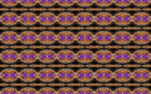 Abstract Geometric Batik Floor Vintage Geometric Flower Colored Ethnic Tile — Stockfoto