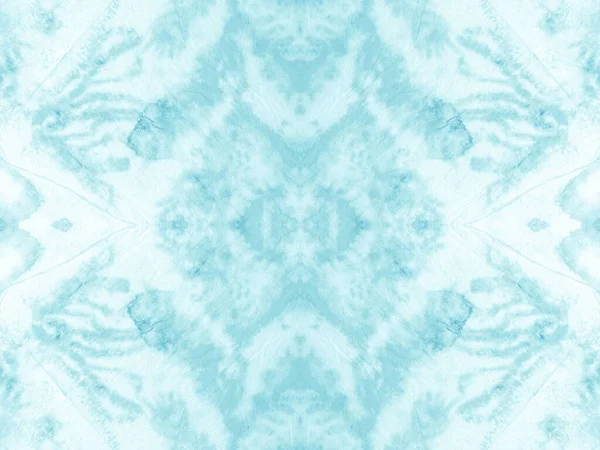 Tie Dye Aqua Samless Blotch Блакитний Безшовний Бак Geo Gradient — стокове фото