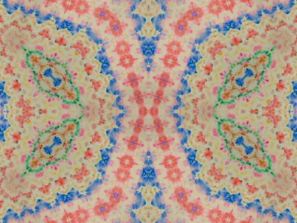 Mosd Meg Die Dye Stroke Art Multi Color Shibori Csepp — Stock Fotó