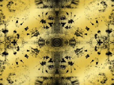 Kusursuz Soyut Leke. Altın Etkiyi Yıka. Mürekkep Arkaplan Vintage Foil. Sanat kravat boyası. Etnik Bohem Moody Parıltısı. Karanlık Sanat Arkaplan dokusu. Mürekkep lekesi. Lüks Boho Kusursuz Tekrarla.