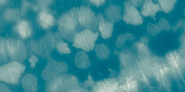 Blue Sea Surface Ocean Splash White Wash Aquarell Vorhanden Wasserlichtpinsel — Stockfoto