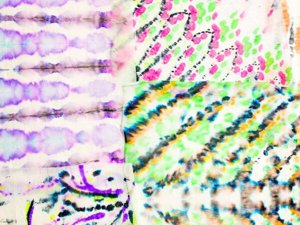 Восточная лоскутная дорожка. Синяя цветочная линия Акварель. Текстура галстука-крашенки. Этнический пластырь Красного галстука. Серый полосатый икат. Многоцветная этническая вода.