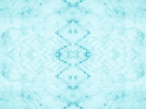 Aqua Abstract Mark Wet Water Color Tie Dye Blob Inglês — Fotografia de Stock