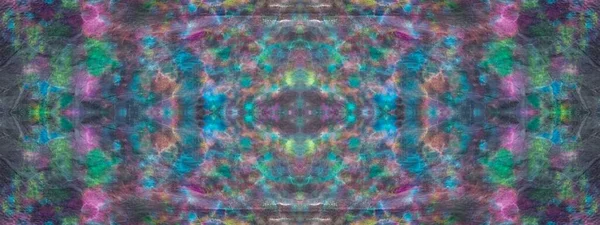 Geometrický Světelný Vzorec Tiedye Tie Dye Boho Seamless Repeat Barevný — Stock fotografie