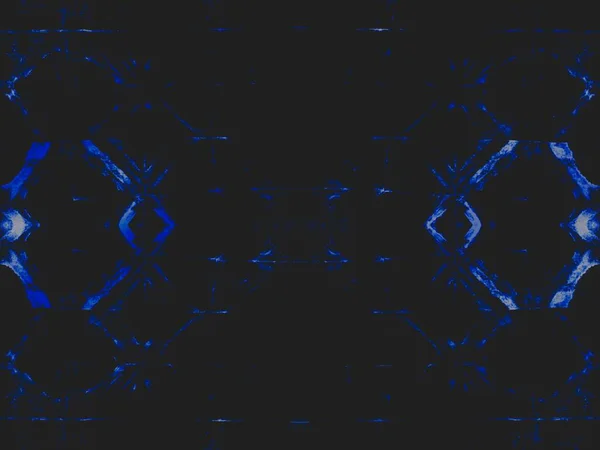 ホワイトタイ染料テクスチャ クールな謎のシームレスな 黒雪効果グランジ アイスアクエラレテクスチャ ライトモダンアートスタイル 冬のブラッシュスペース ブルーインクブラシ デニム生地の形 — ストック写真